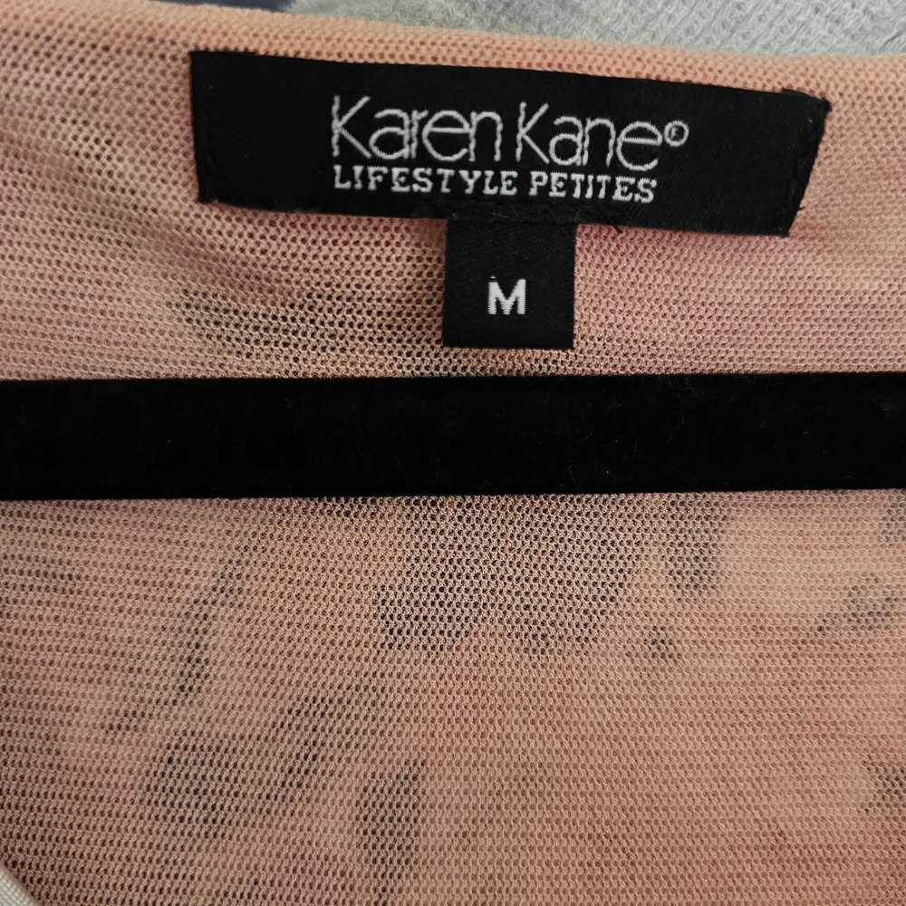 Karen Kane Pink and Orange Floral Cowl-Neck Tank - Picture 3 of 5